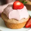 Strawberry cupcake